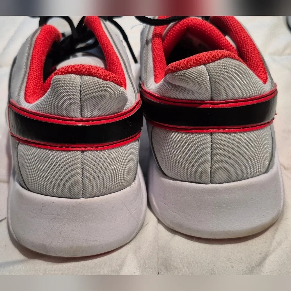 Nike Gray and Red Athletic Shoes